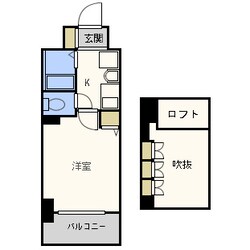 エステムコート難波ミューステージの物件間取画像